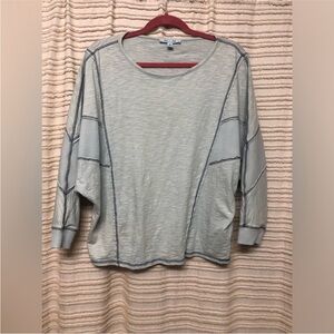 She + Sky Light Blue Top